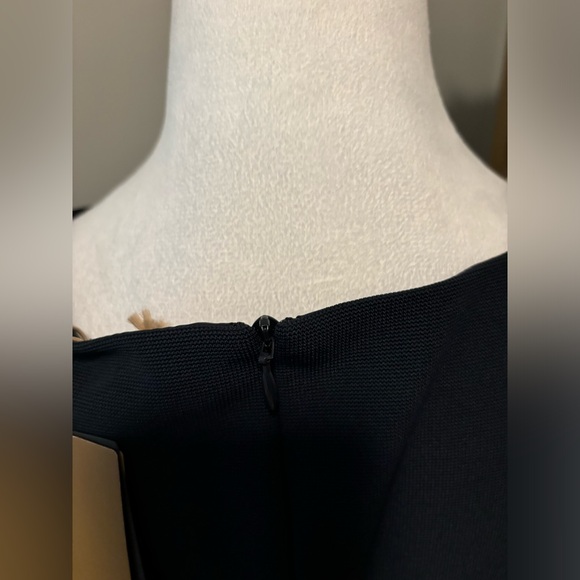 Hugo Boss Datera Wrap Front Sheath Dress In Midnight NWT 48/12 - Picture 11 of 12